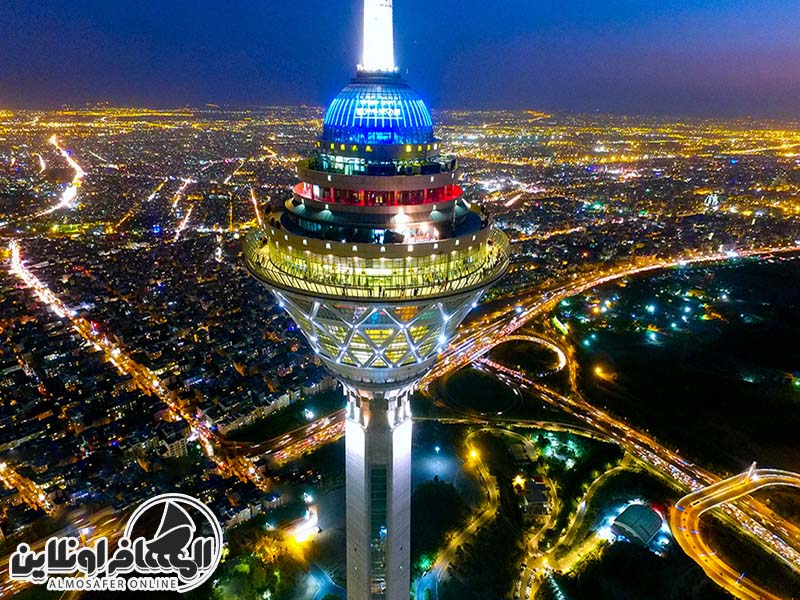 برج الميلاد (برج ميلاد) في العاصمة طهران