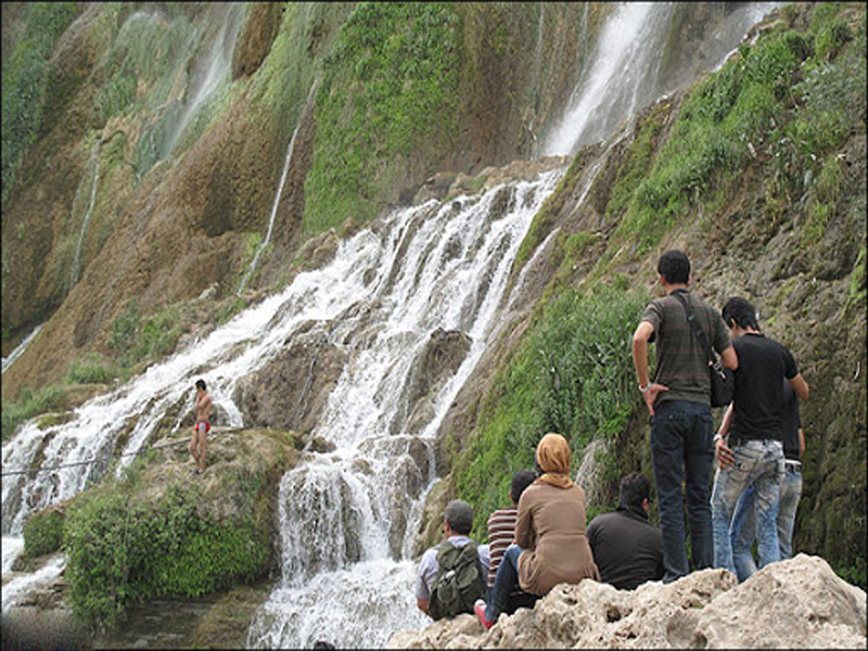 شلال إيج في مدينة رامسر شمال ايران