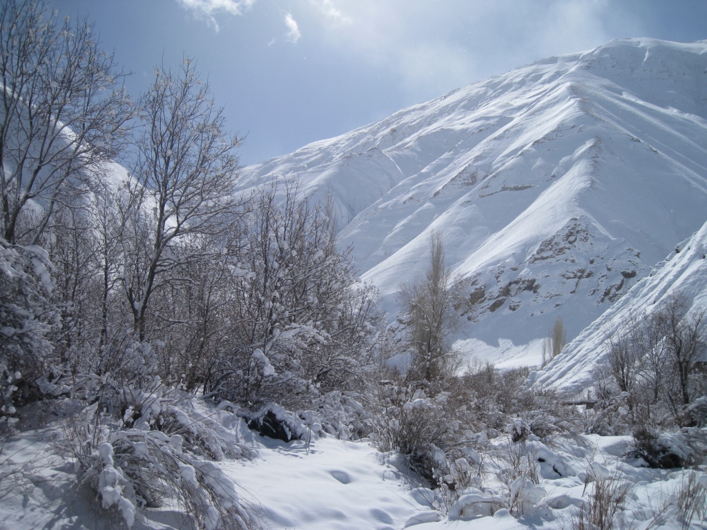 قرية آهار في طهران -سفر إلى إيران في الشتاء