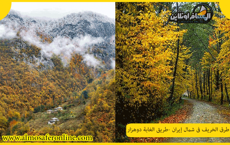 طرق الخريف في شمال إيران -طريق الغابة دوهزار