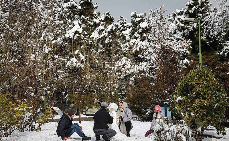 أجمل الحدائق في طهران للألعاب الثلجية