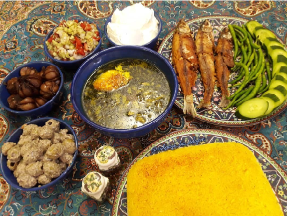 طعام رخيص في شمال إيران