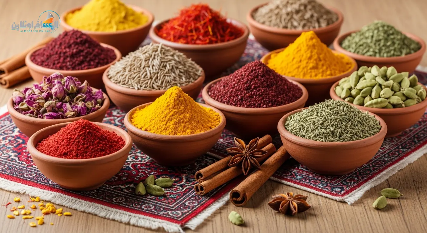 أنواع البهارات والتوابل الإيرانية
