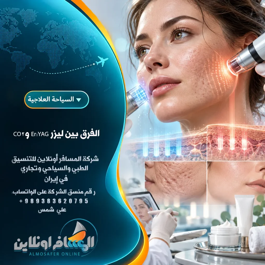 الفرق بين ليزر Er:YAG وCO2