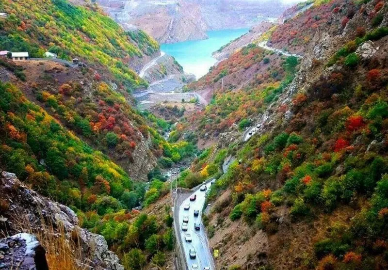 طريق جالوس (تشالوش) في شمال إيران